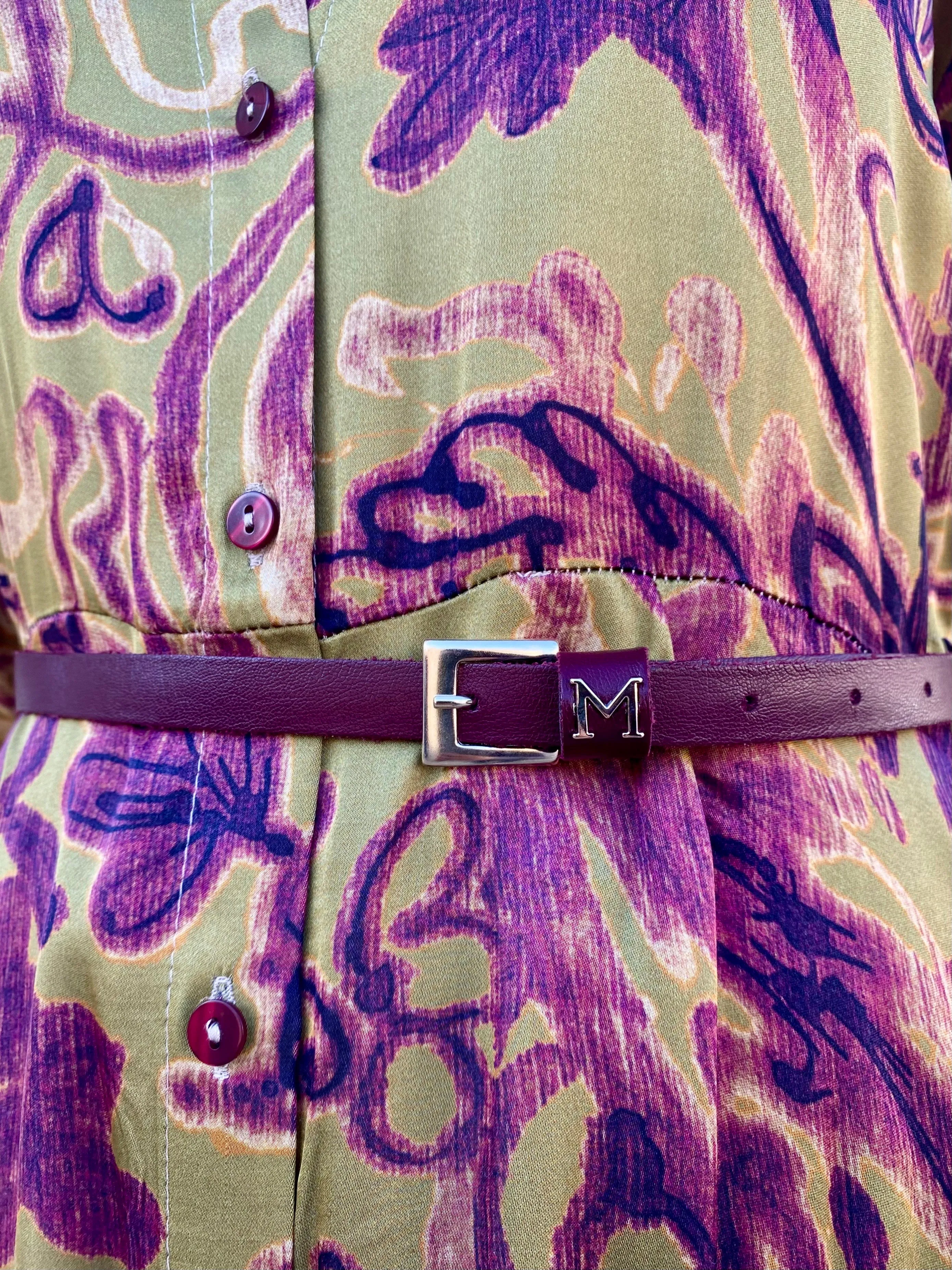 Timeless Comfort Wear Soft Wear Maryley abito manica lunga con cintura in cuoio 24IB313 fantasia