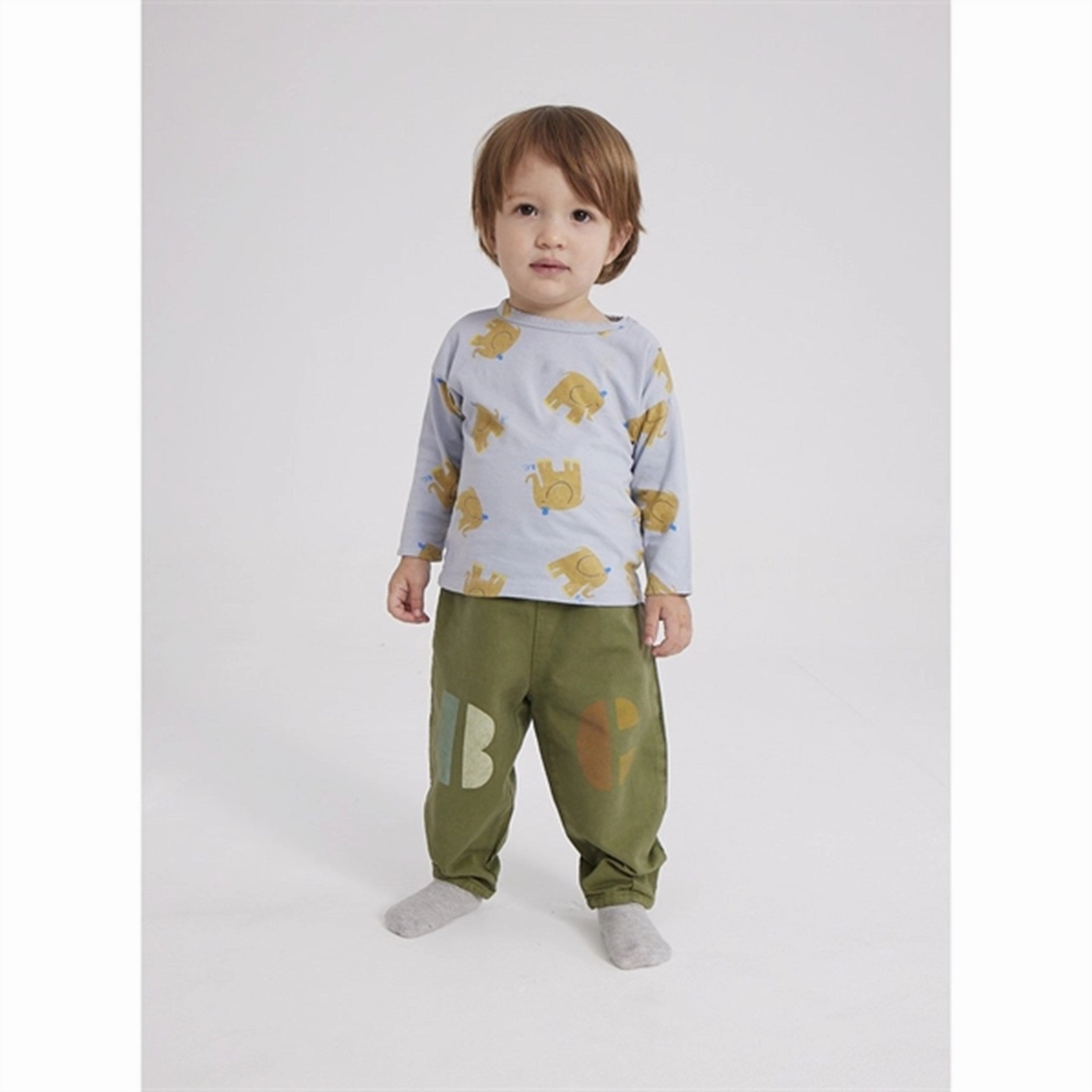 Bobo Choses Light Blue The Elephant Blouse AOP Smart Casual