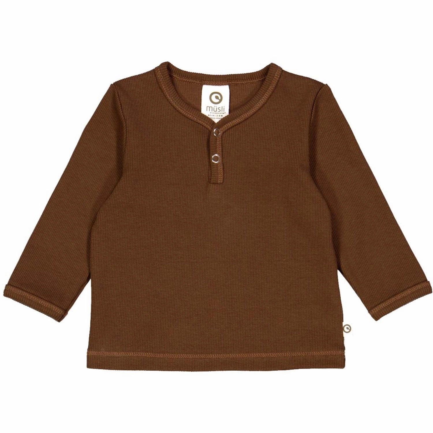 Sleeveless Cut M??sli Bark Cozy Me Rib Blouse