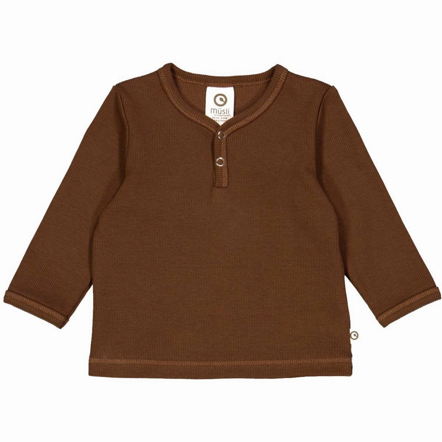 M??sli Bark Cozy Me Rib Blouse Patterned Design