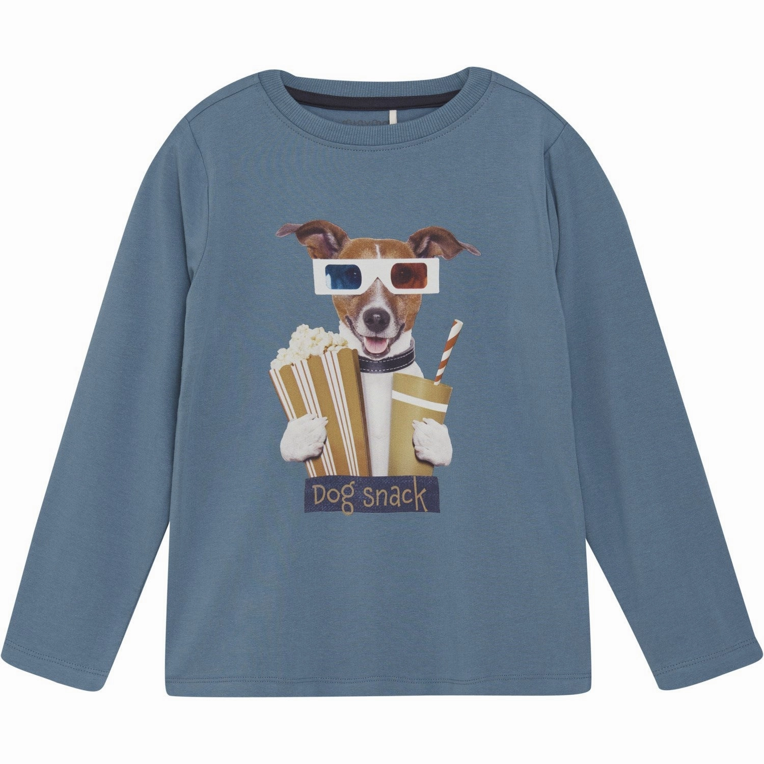 Smooth zipper closure Minymo Provincial Blue Blouse