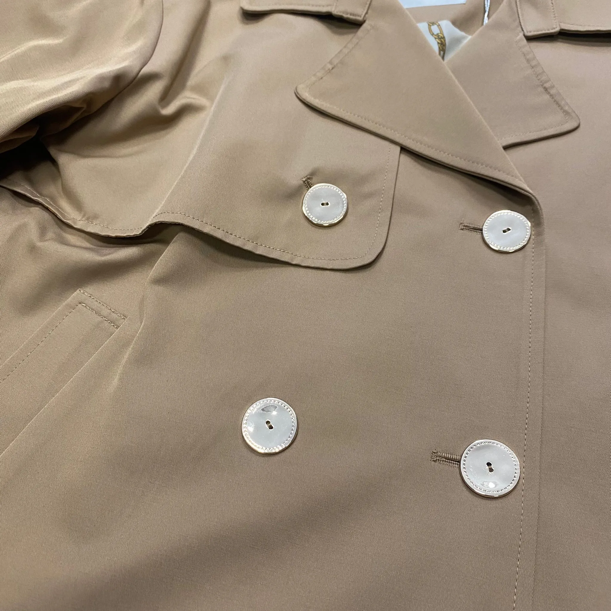 LowProfile Seam Design Sporty Look Censured giacca a doppiopetto da donna GWC174TCPY4 13 beige