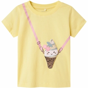 Rayon blend Name It Lemon Meringue Jola T-Shirt