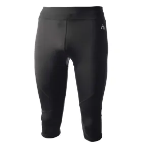 Mico pantalone sportivo a 3/4 da uomo X-Performance Run elasticizzato PA00446_007 nero Non Irritating Seams Eco Friendly Dye