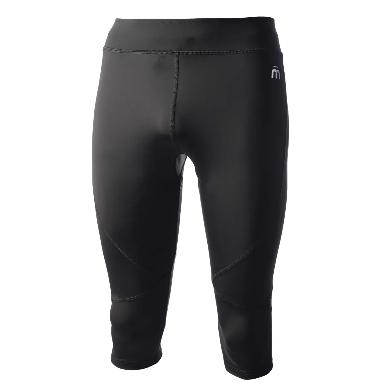Mico pantalone sportivo a 3/4 da uomo X-Performance Run elasticizzato PA00446_007 nero Non Irritating Seams Eco Friendly Dye