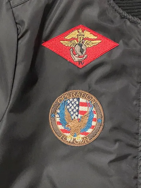 Top Gun giubbotto Bomber da donna Hollywood 51678 52387 199 nero Compression Friendly Fit Adjustable Hem System