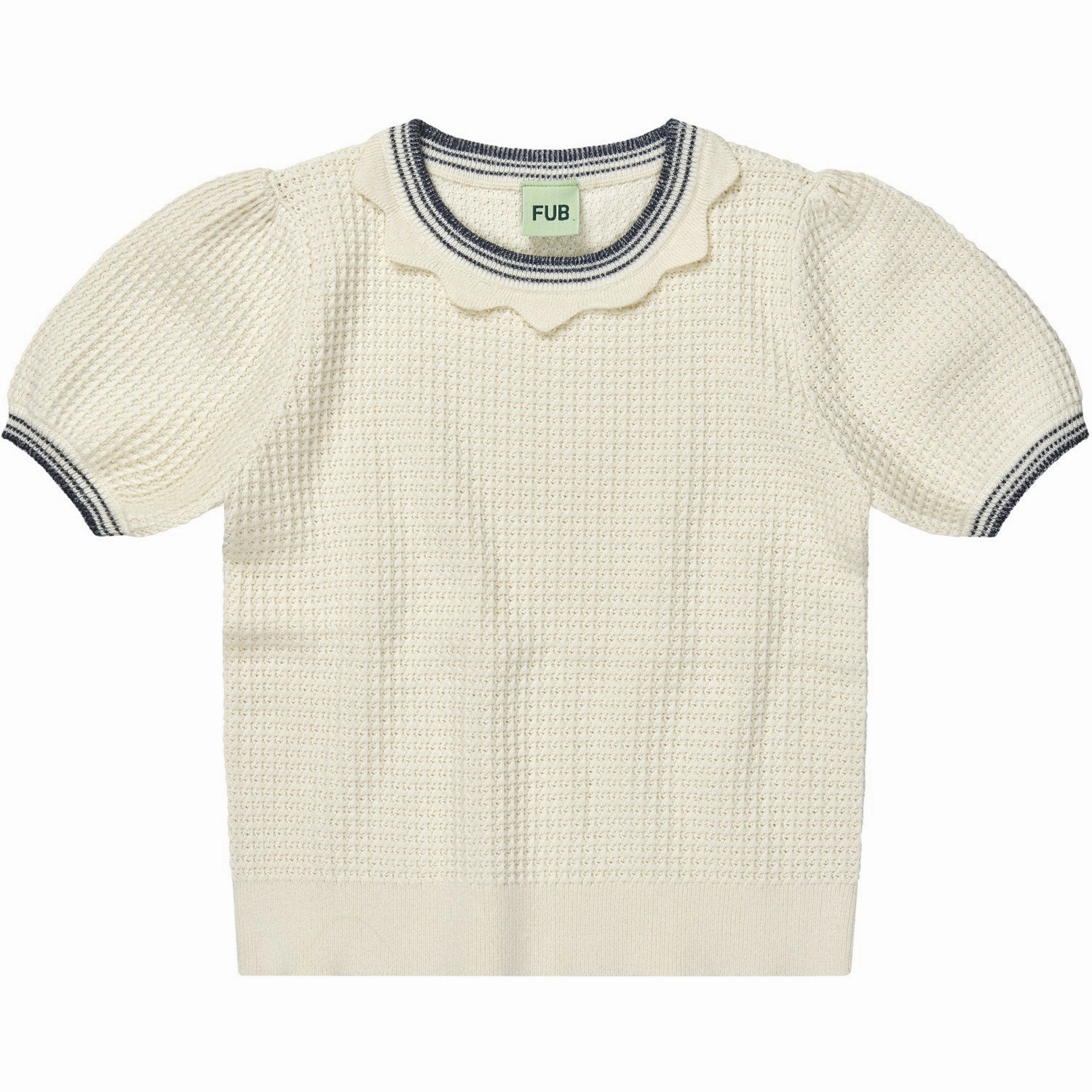 FUB ecru Structure Tee Comfy and Soft Travel Essential