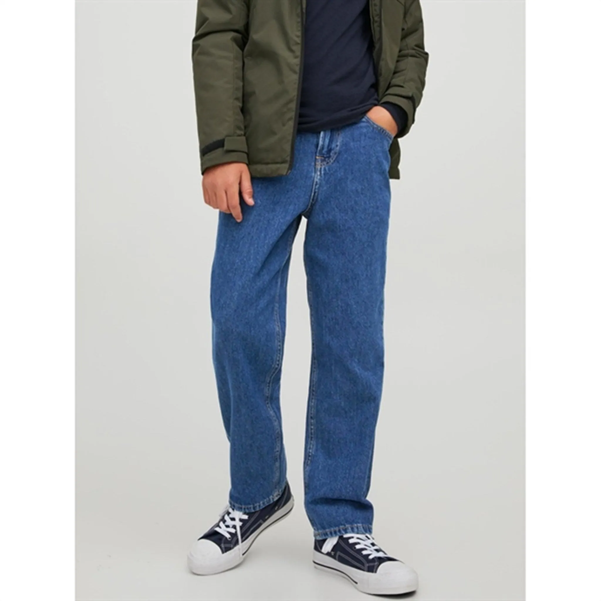 Jack & Jones Junior Blue Denim Original Chris Jeans 723 Noos Non Stretch Denim Soft Finish