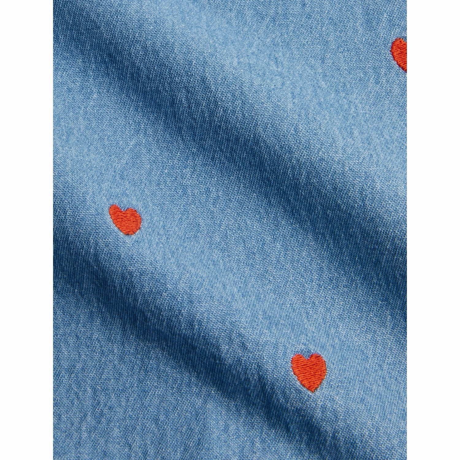 Texture Blend Mini Rodini Blue Mini Hearts Aoe Woven Dress