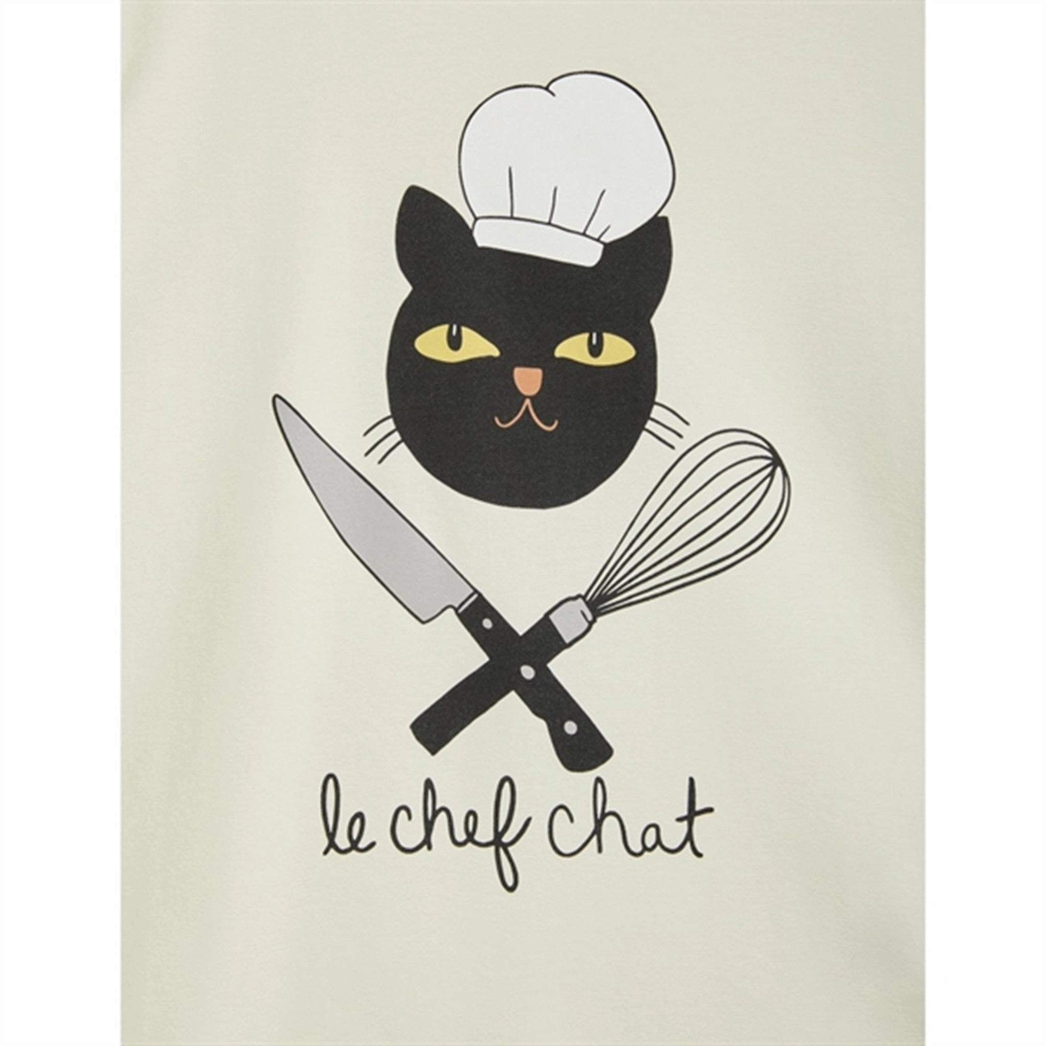 Athletic Fit Fresh Vibes Mini Rodini Chef Cat Sp T-shirt Offwhite