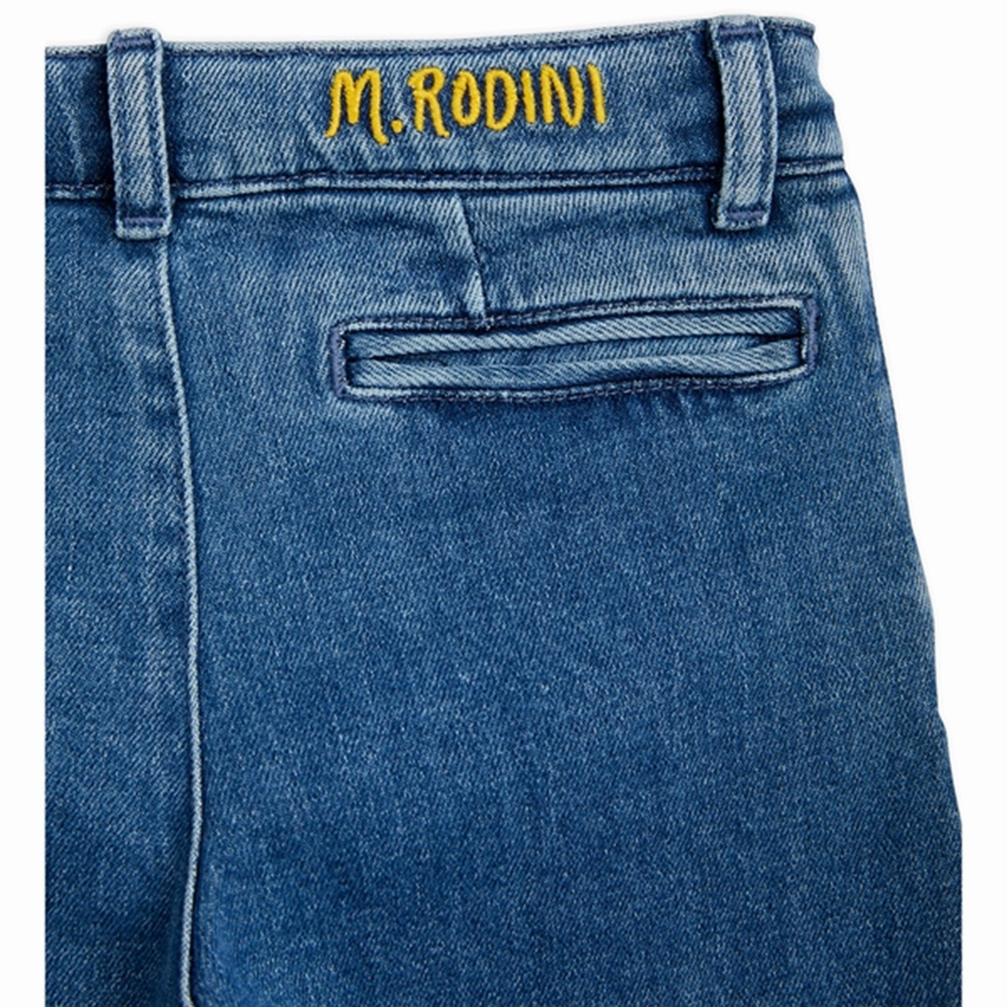 Mini Rodini Denim Chinos Blue Minimal Fashion Outdoor Casual