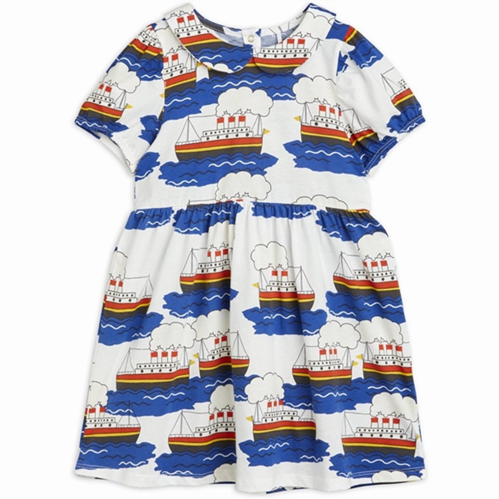 Mini Rodini Ferry AOP Dress Multi Chill Lines