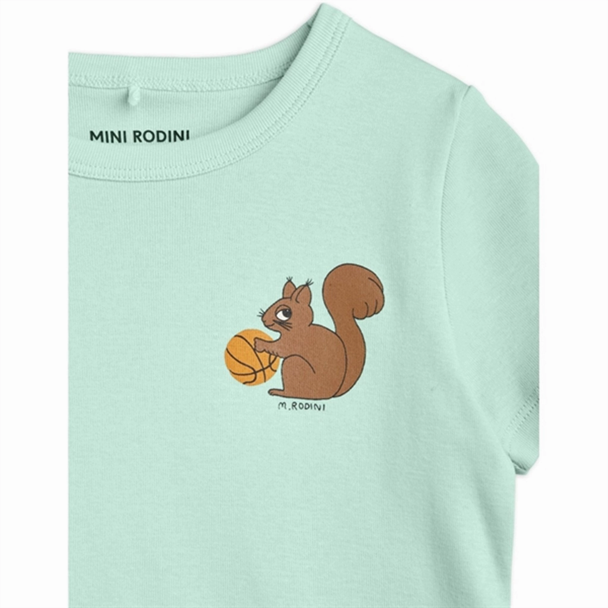 Seasonal Must-Have Mini Rodini Green Squirrel Sp T-shirt
