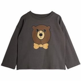 Seasonal Trend Mini Rodini Grey Bear Sp Ls Top