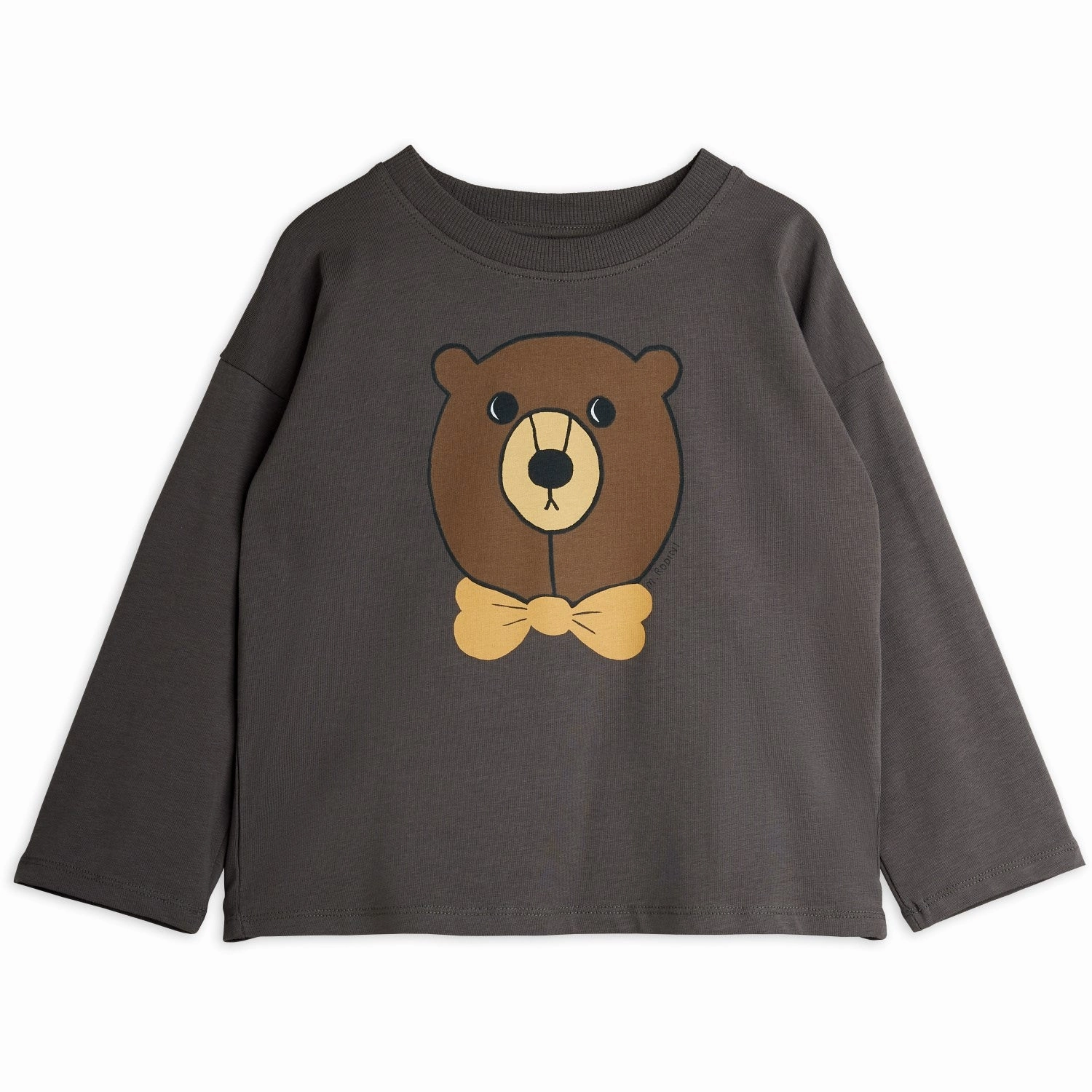 Seasonal Trend Mini Rodini Grey Bear Sp Ls Top
