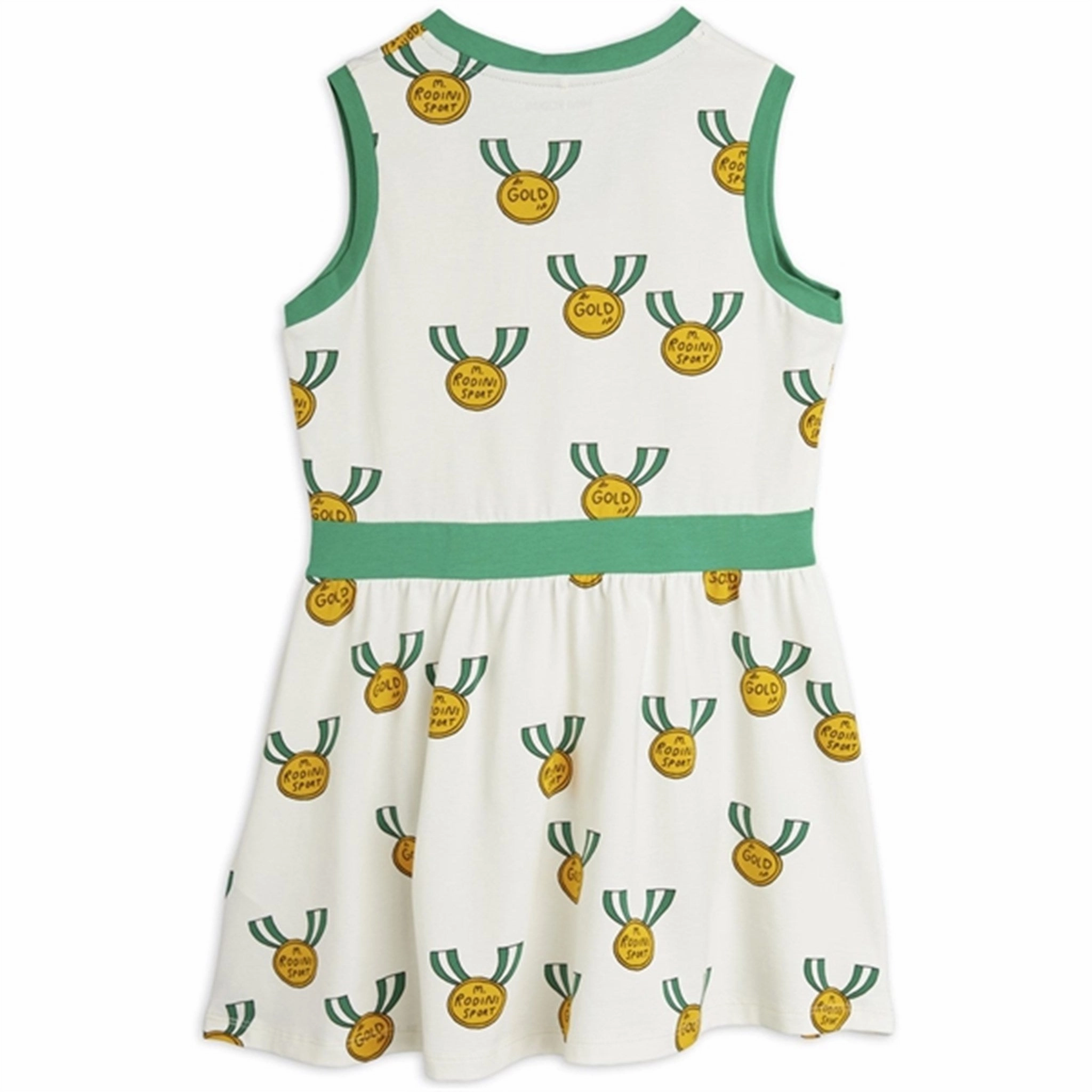 Mini Rodini Grey Medals Aop Dress Simple Ease Lace Ease