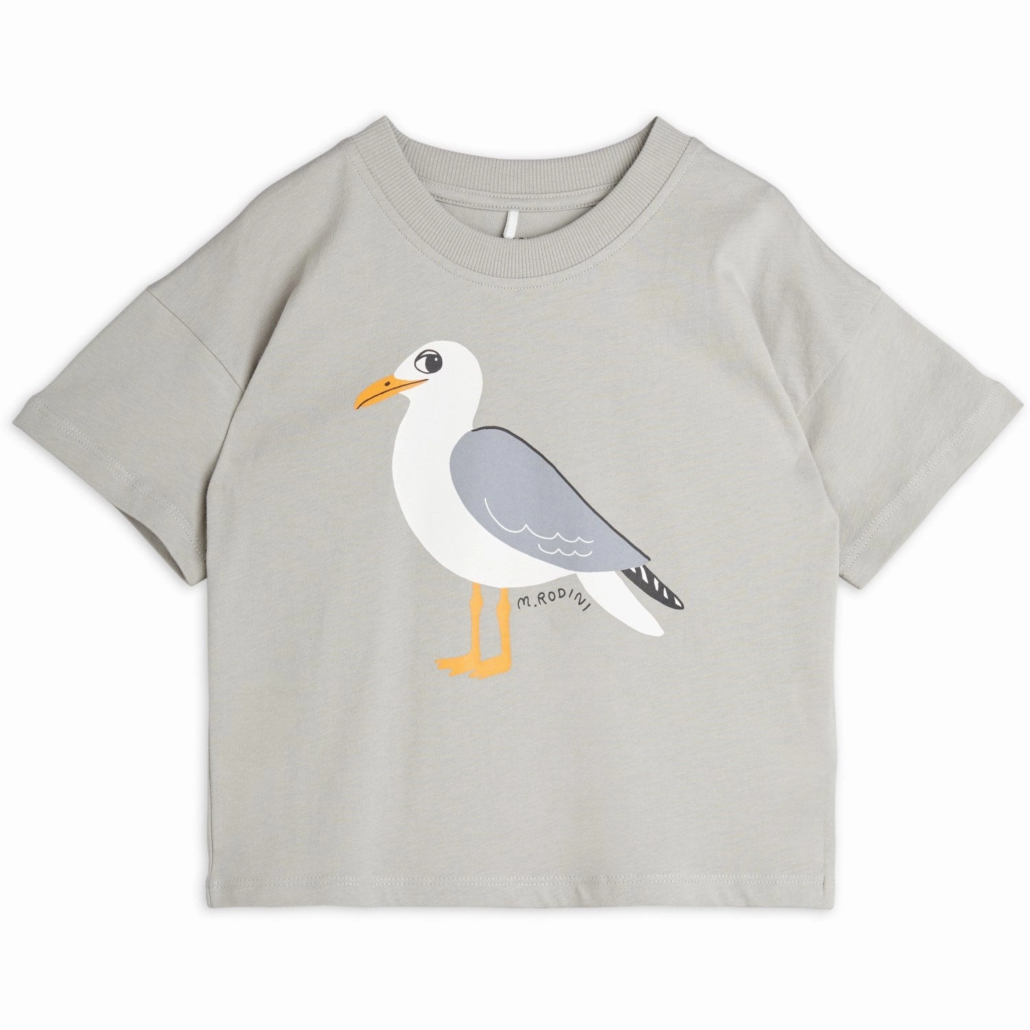 Comfy Choice NonRestrictive Cut Mini Rodini Grey Seagull T-Shirt