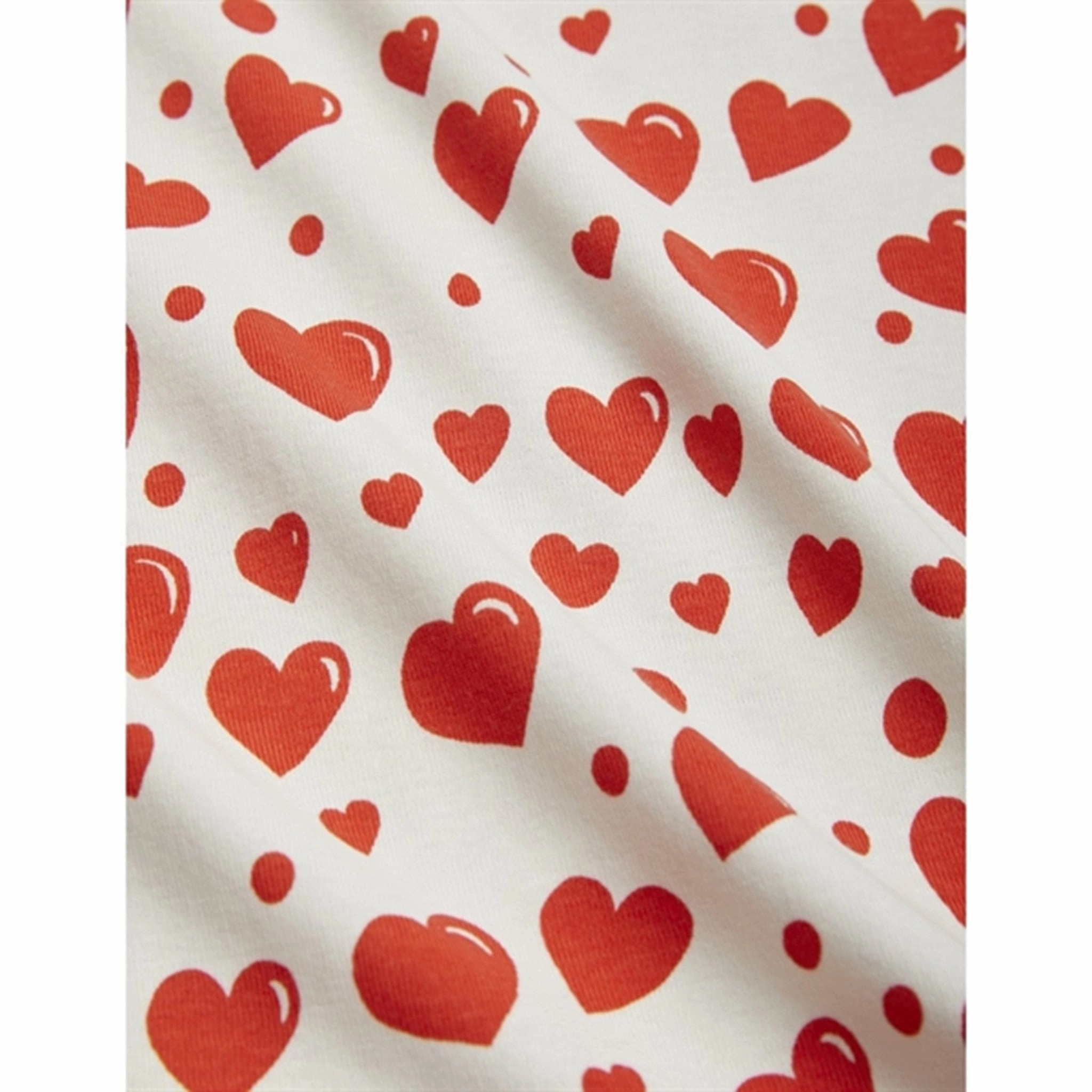 Relaxed and Comfy Mini Rodini Hearts Aop T-shirt Multi