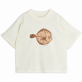 Mini Rodini Offwhite Flundra T-Shirt Urban Casual