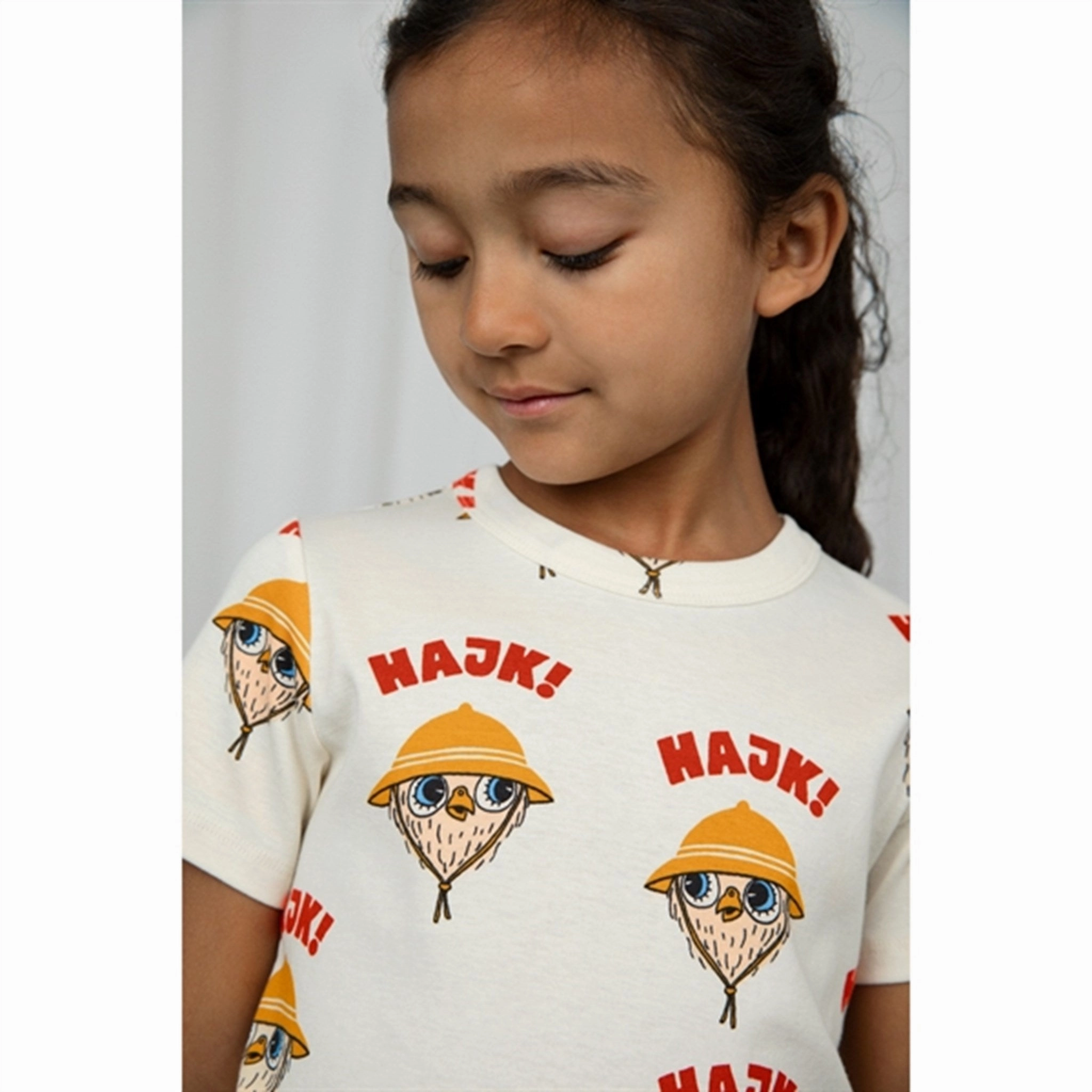 Timeless Layer Anti Perspiration Lining Mini Rodini Offwhite Hike Aop T-shirt