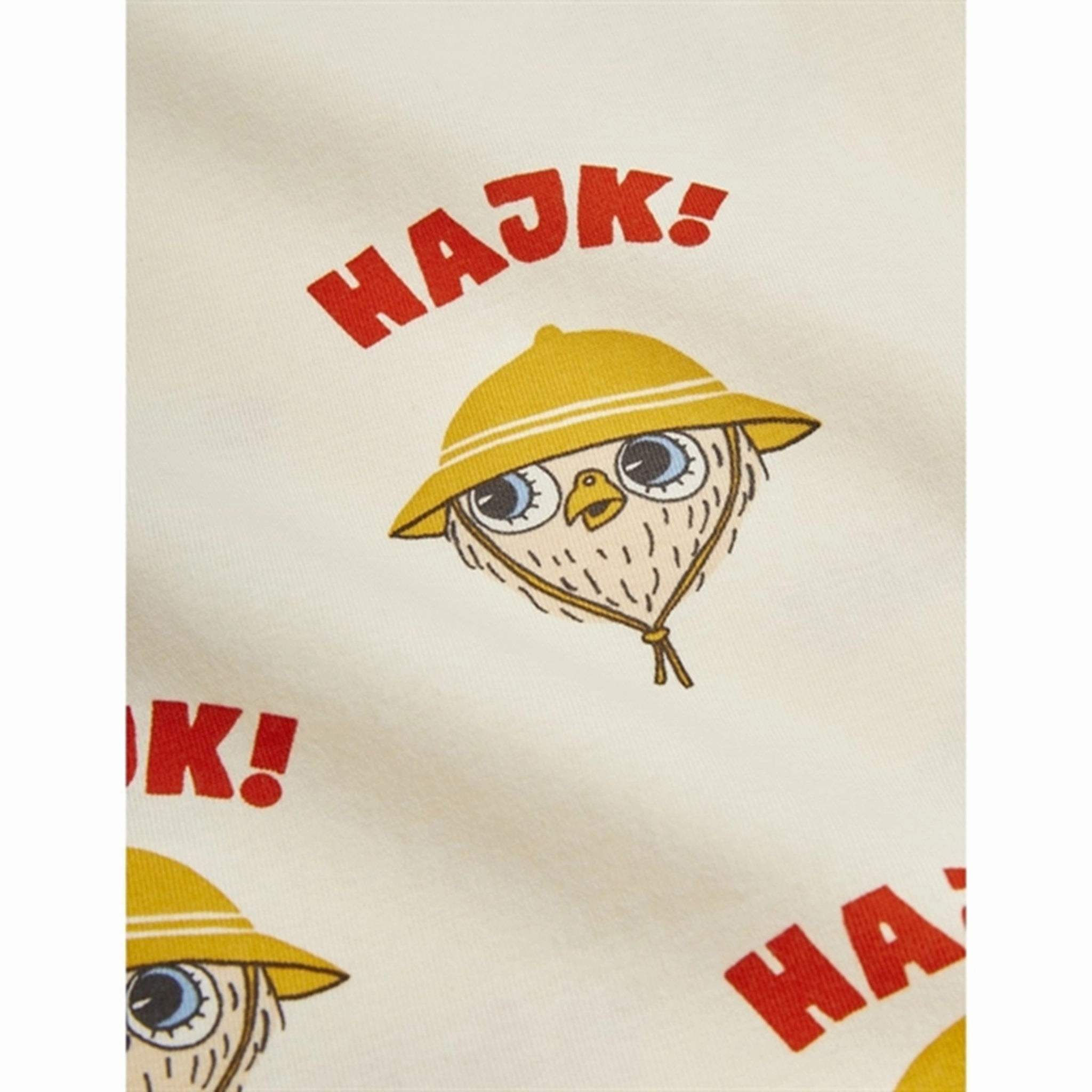 Mini Rodini Offwhite Hike Aop T-shirt Cool Fit