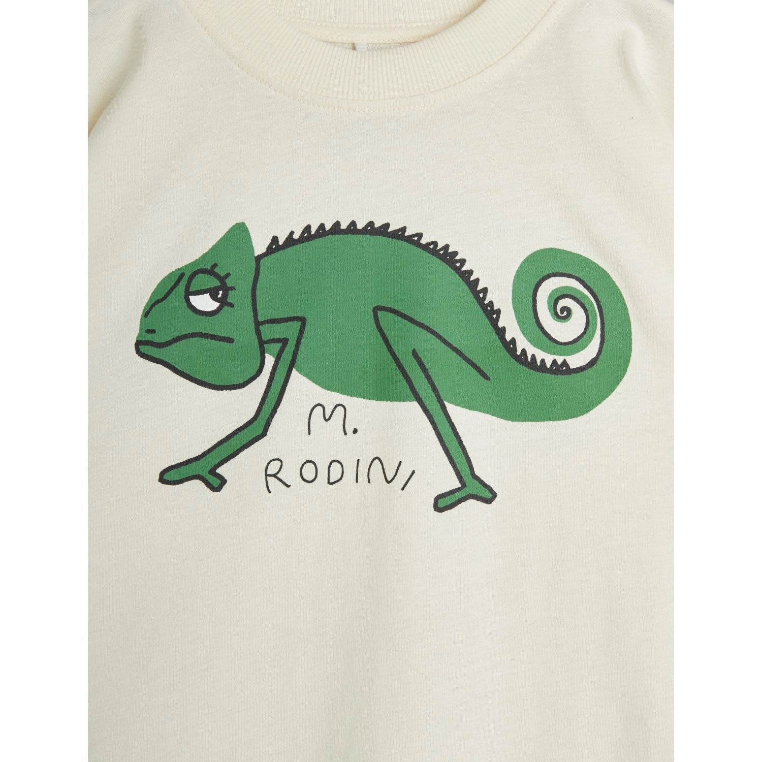 Mini Rodini Offwhite Lizard T-Shirt Essential Top