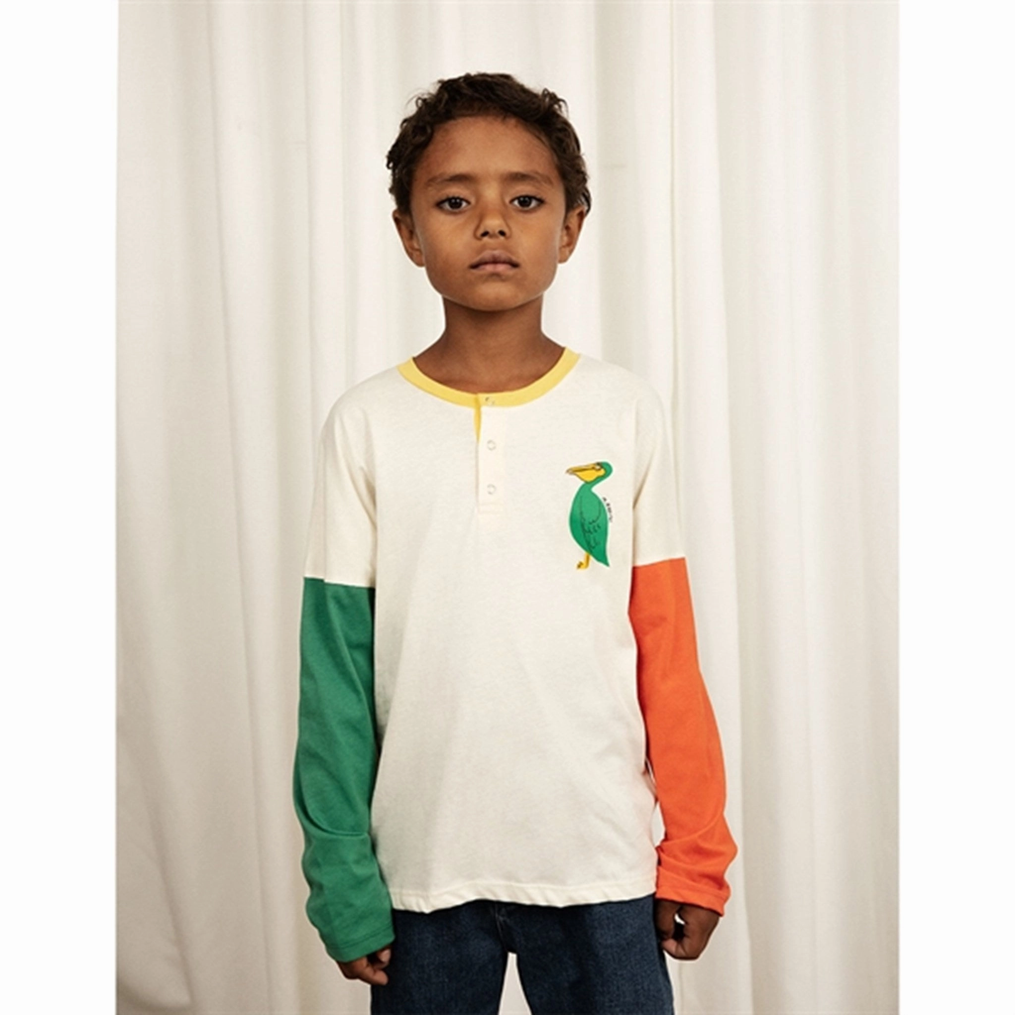 Mini Rodini Pelican Port And Starboard Grandpa Bluse Multi Cozy Feel Easy Care Material