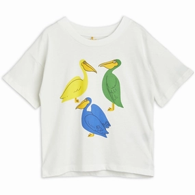 Minimal Trend Mini Rodini Pelican T-shirt White