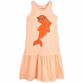 Mini Rodini Pink Dolphin Tank Dress Perfectly Crafted