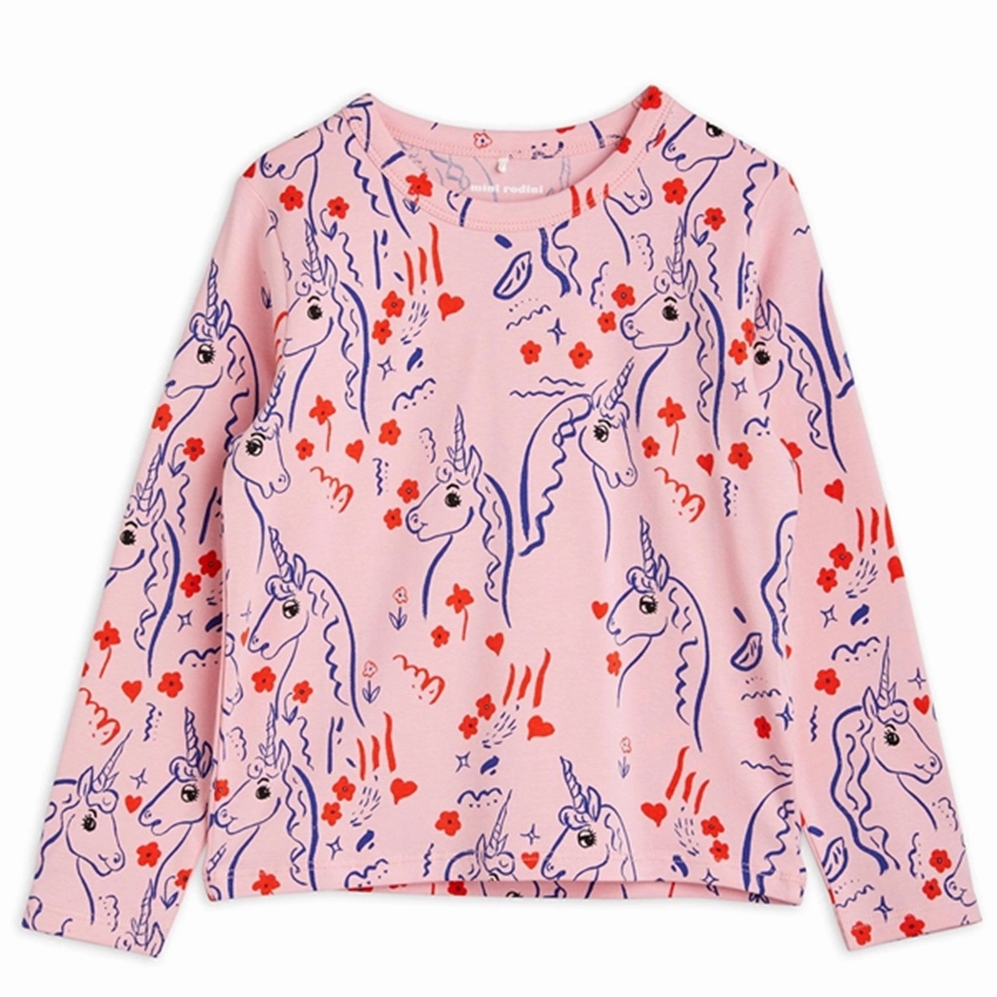 Mini Rodini Pink Scottish Unicorns Aop Blouse Spring Break
