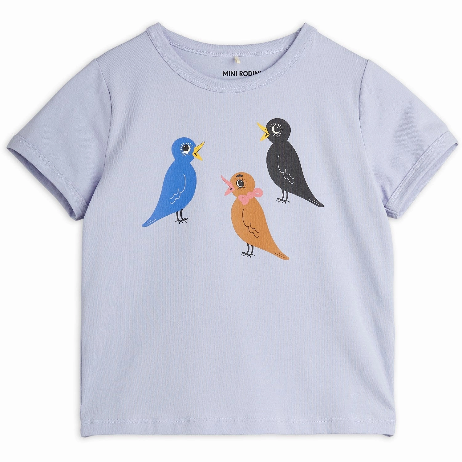 Mini Rodini Purple Birds Sp Ss Tee Indoor clothing