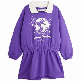 Chill Moment Mini Rodini Purple Mini Rodini Society Sp Sweat Dress