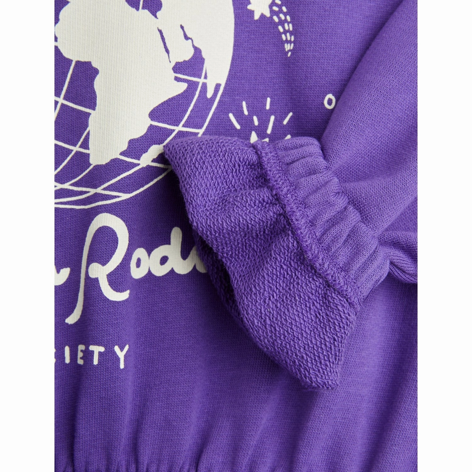 Mini Rodini Purple Mini Rodini Society Sp Sweat Dress Modern Style Chic Style Wear