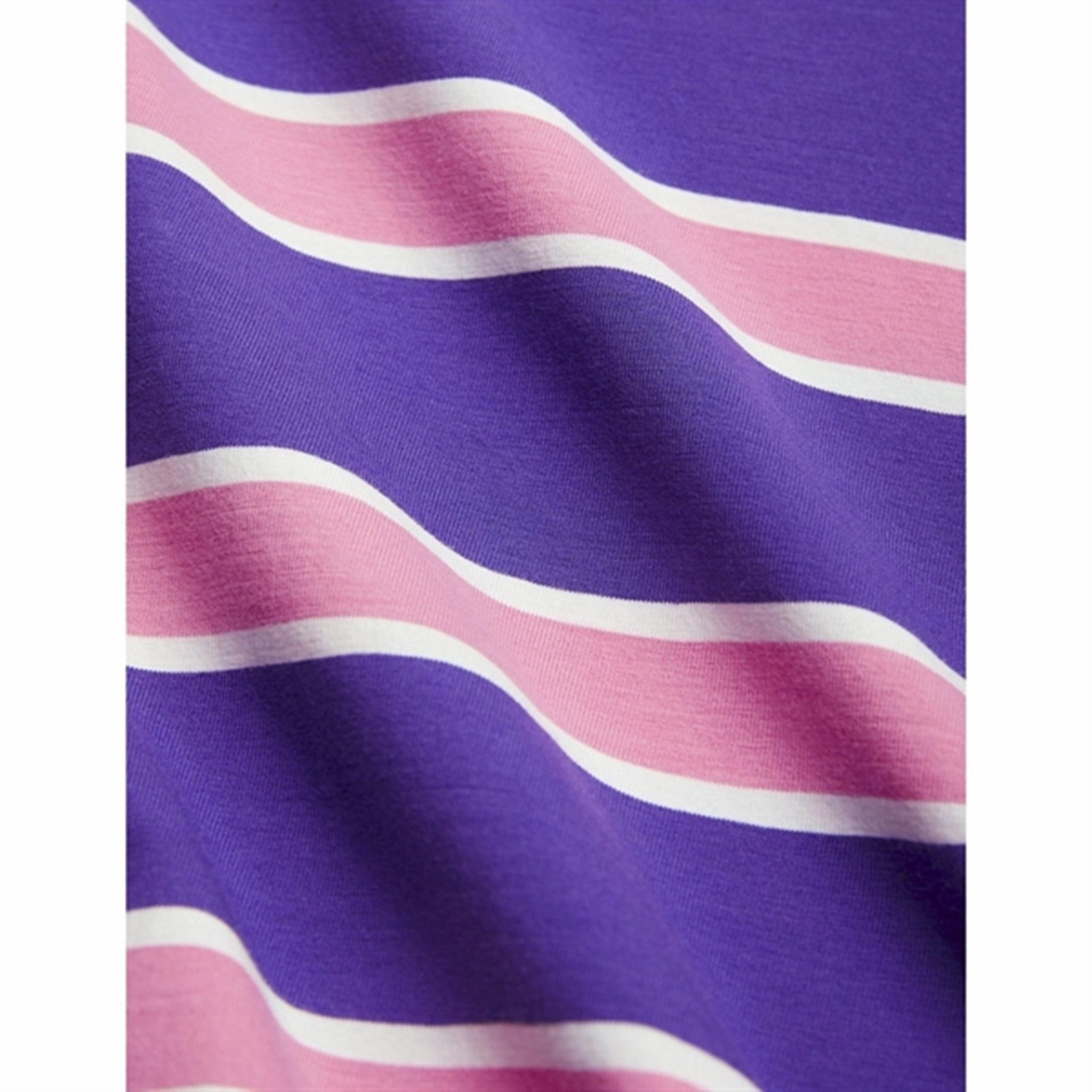 Mini Rodini Purple Stripe Dress Casual Outfit