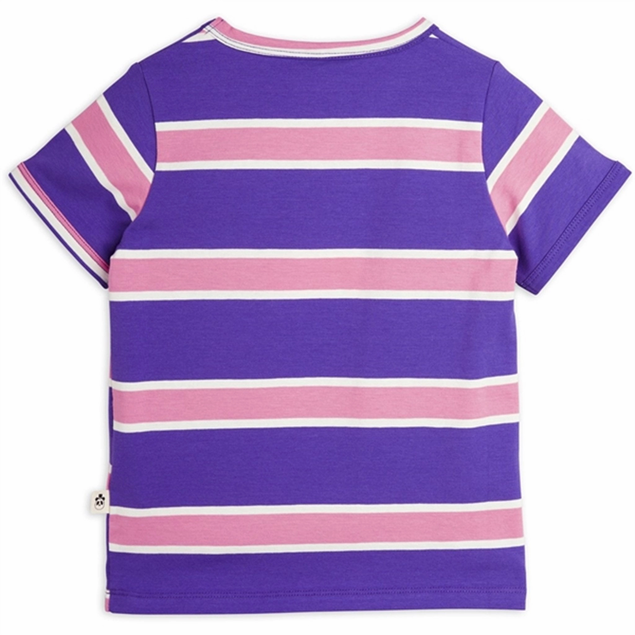 AntiPilling Treatment Fashion-Forward Look Mini Rodini Purple Stripe T-shirt