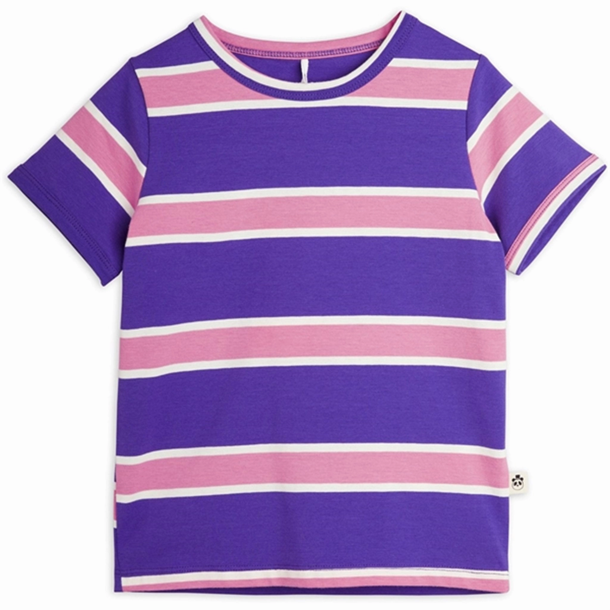 Teenager coolness Mini Rodini Purple Stripe T-shirt