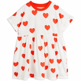 Event Ready Artistic Vibe Mini Rodini Red Hearts AOP Dress