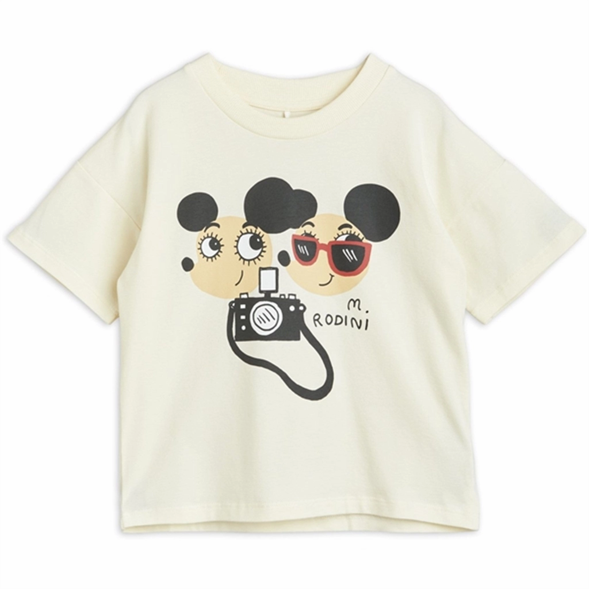 Mini Rodini Ritzratz Sp T-shirt Offwhite Light Breeze