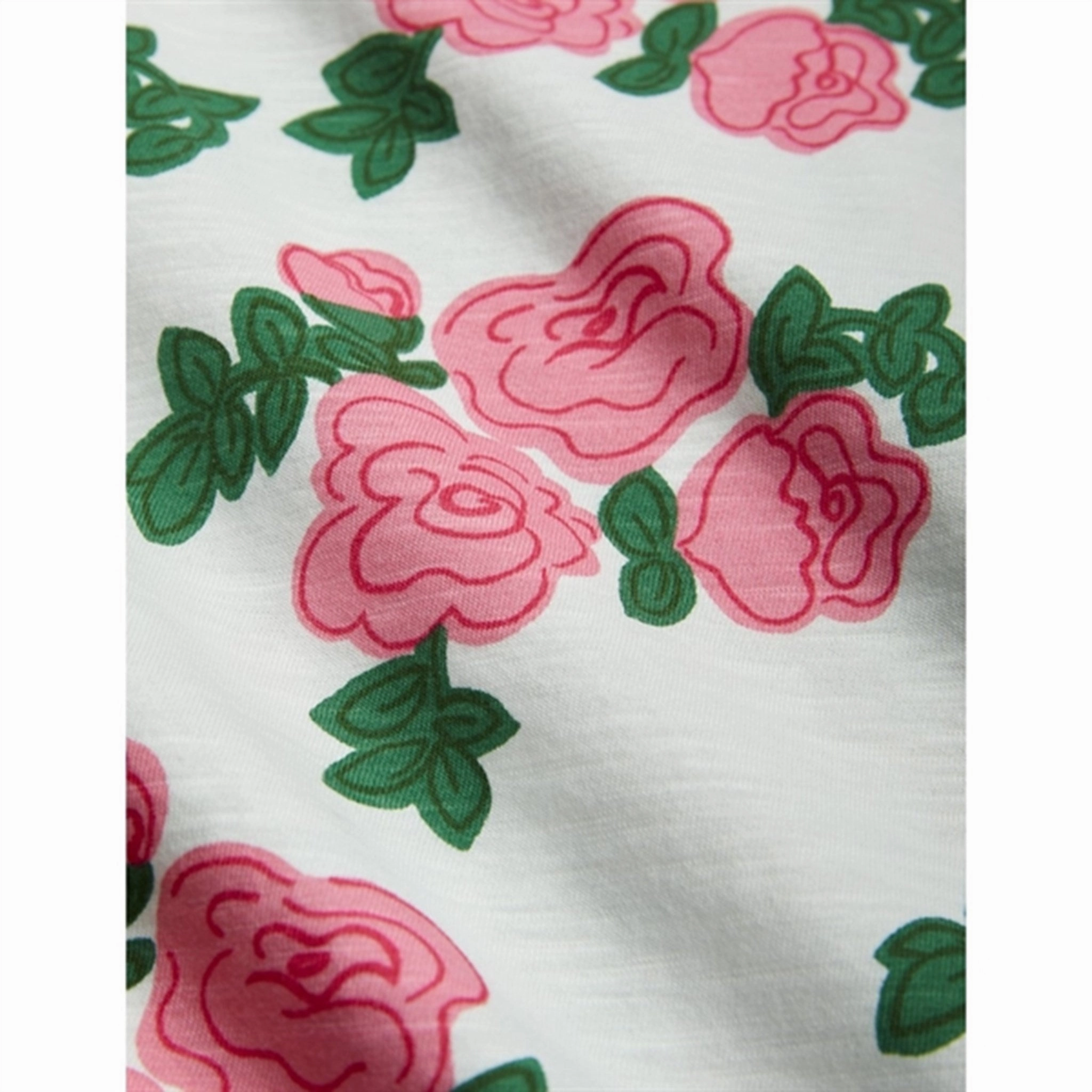 Mini Rodini Roses Aop Dress Pink Lightweight