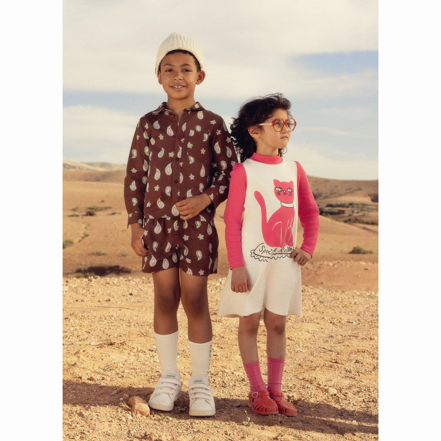 Mini Rodini White Cat Sp Dress Flattering bodycon dress