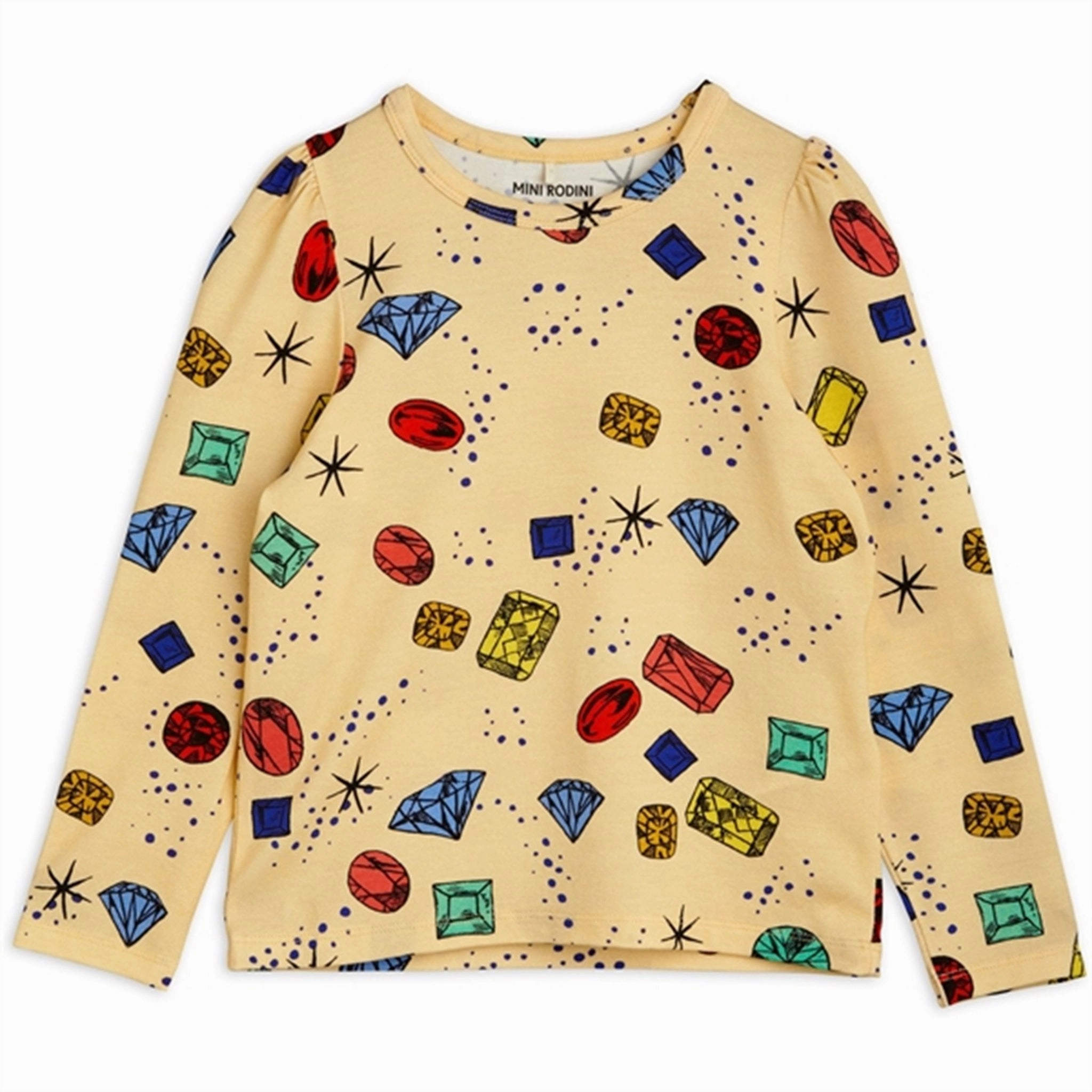 Personalized Touch Customizable Design Mini Rodini Yellow Jewels Aop Blouse