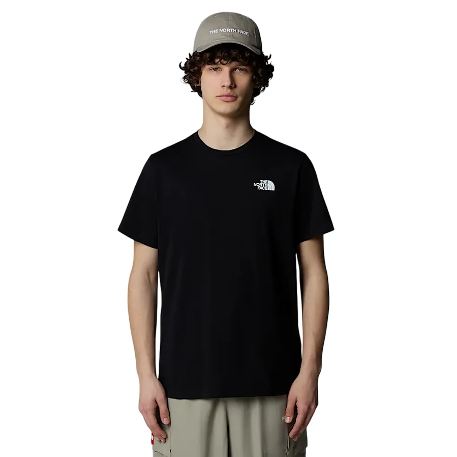 casual and comfortable Sporty Look Wear The North Face maglietta manica corta da uomo Box NSE NF0A87NPJK3 nero