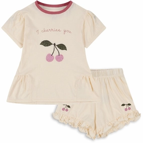 Fashionable Konges Sl?jd Buttercream Famo Frill Set