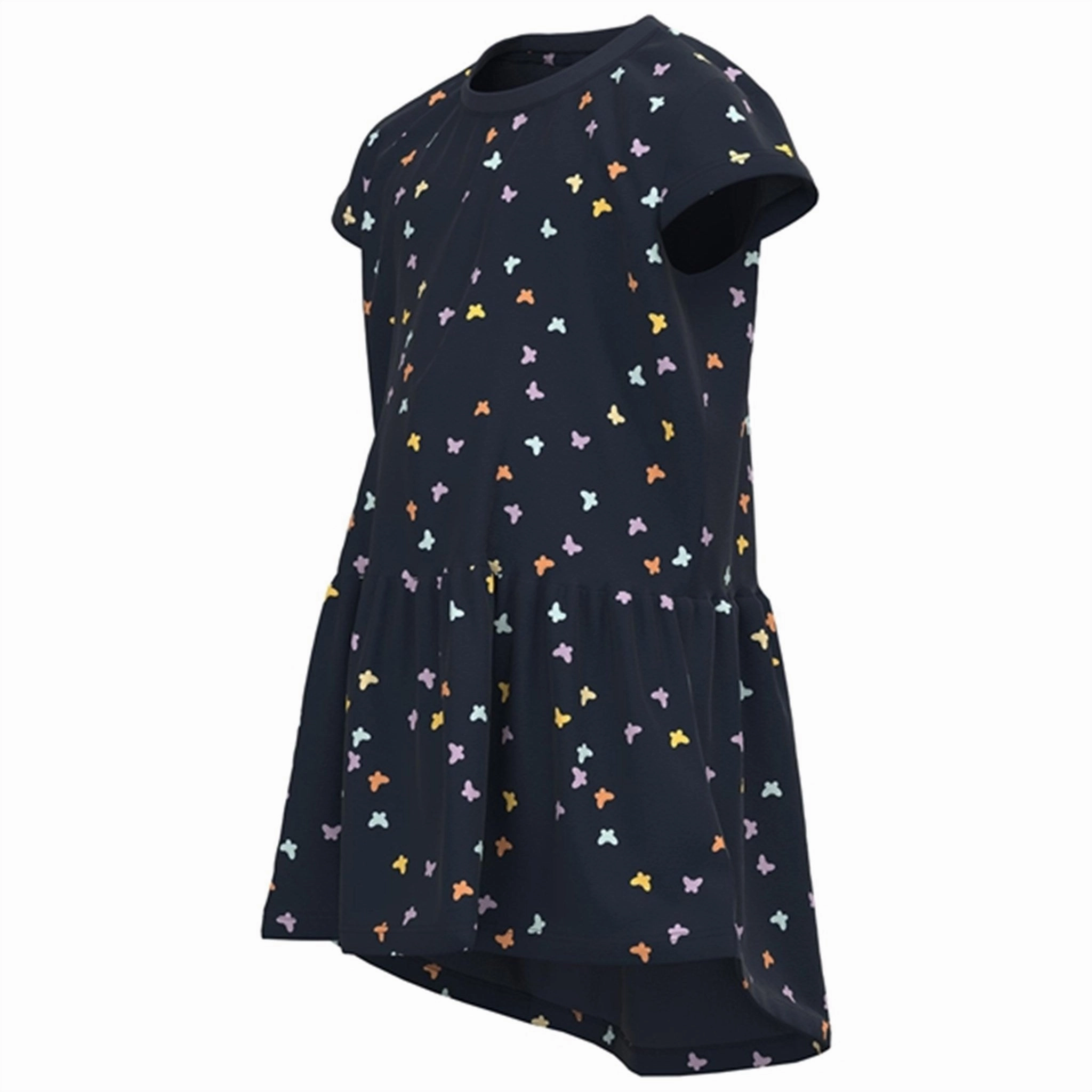 Grass Soft Name it Dark Sapphire Small Butterfly Vigga Dress