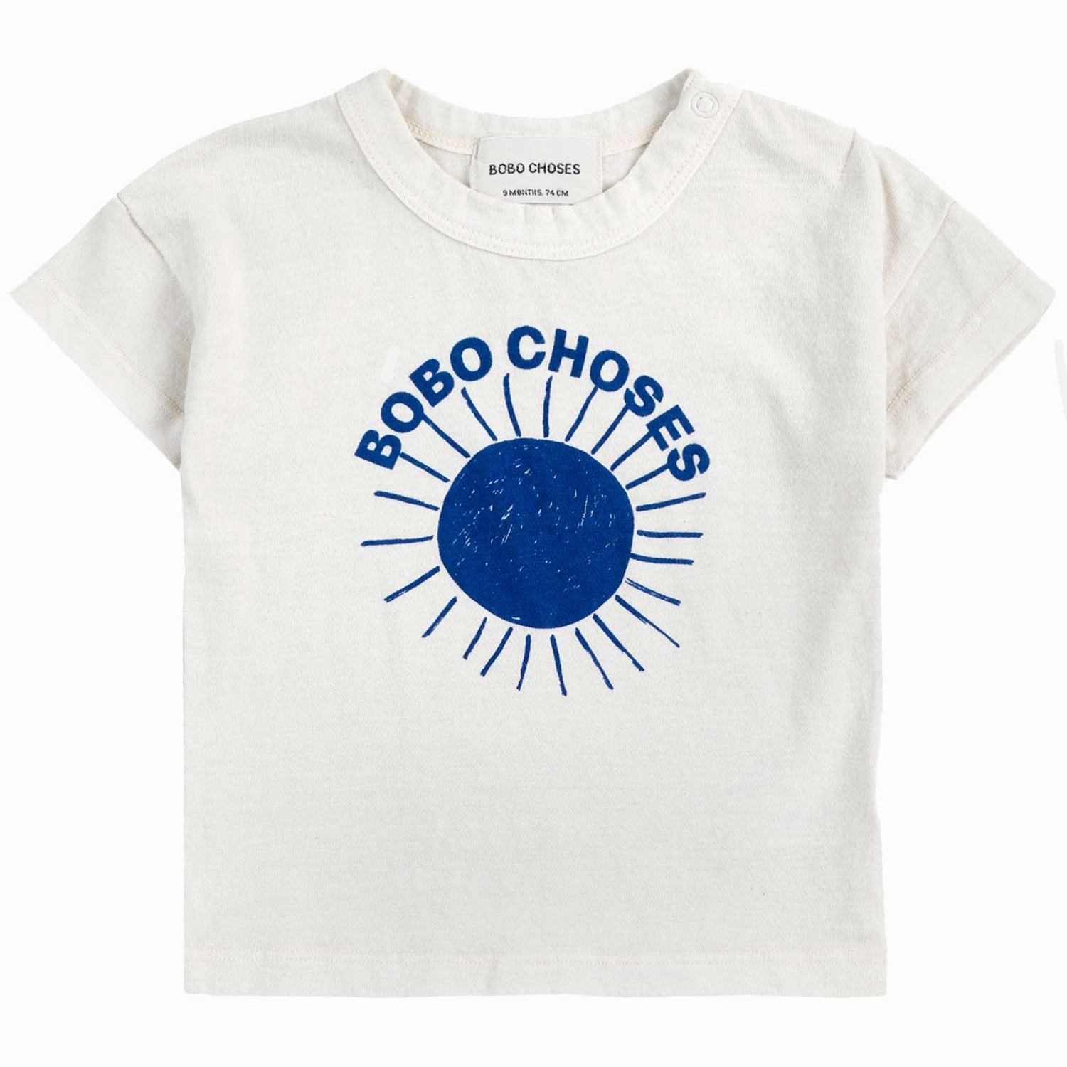 Bobo Choses Offwhite Sun Ecru T-Shirt Bright Color Camping practicality