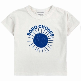 Bobo Choses Offwhite Sun Ecru T-Shirt Bright Color Camping practicality