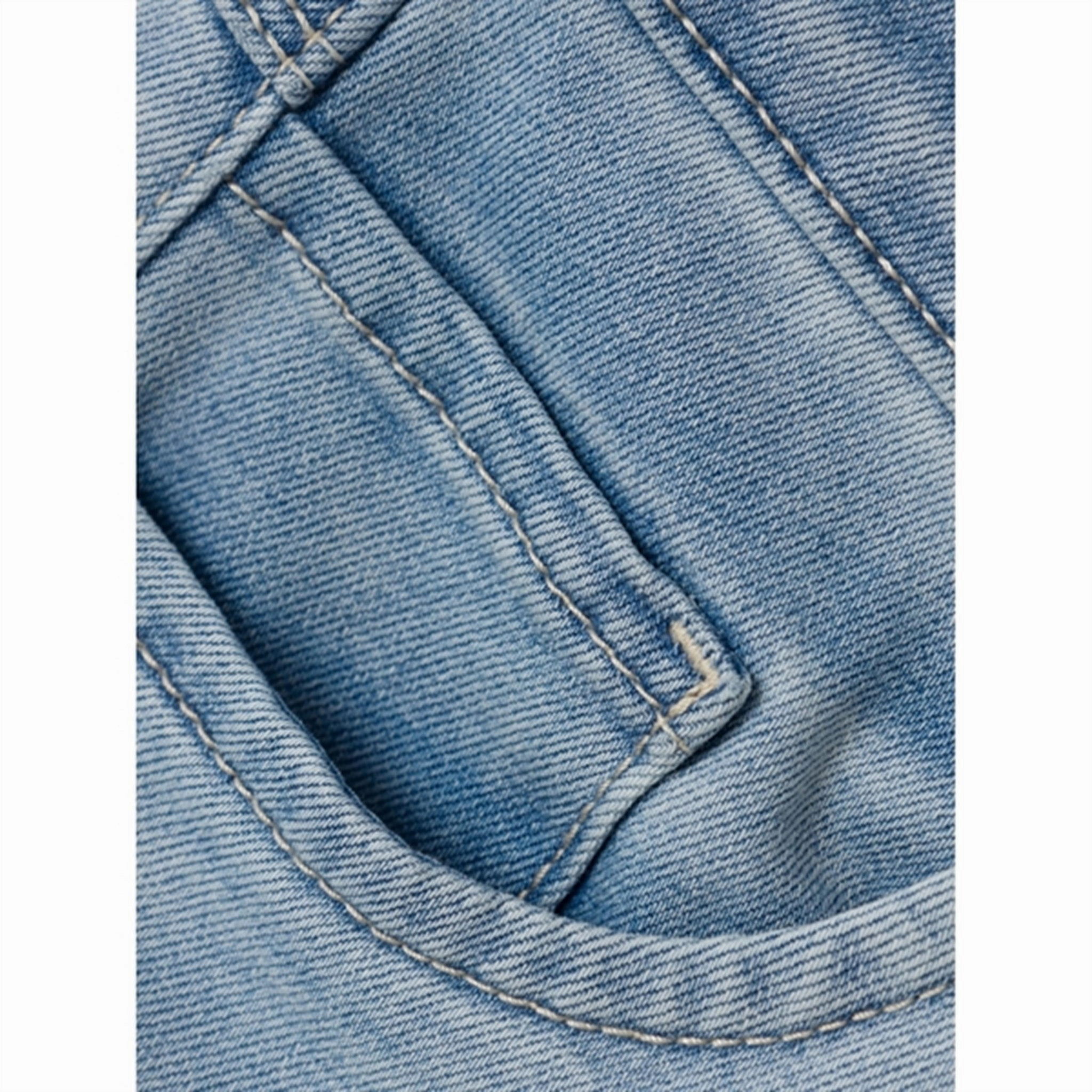 Morning Stroll Evening Stroll Trend Setter Breathable Brunch Outfit Name it Light Blue Denim Rose Wide Jeans Noos