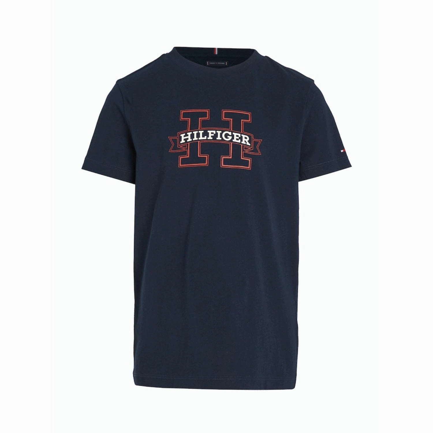 Tommy Hilfiger Desert Sky H Print Regular Tee Ss Anti Odor Treatment Everyday Comfort Style