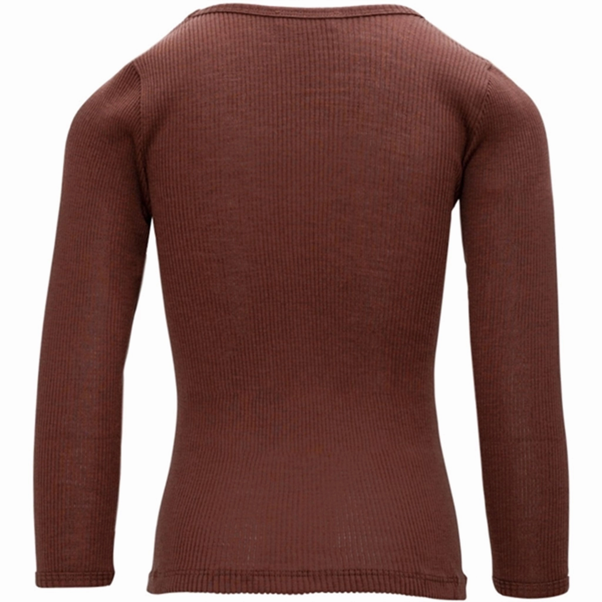 Fitted Cut Matte Look Minimalisma Atlantic Blouse Gingerbread