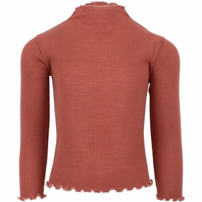 Minimalisma Autumn Blush with Cloudberry contrast Alfina Blouse Trendy Look Winter Retreat